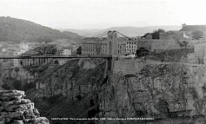 1- Constantine 1938. Le Pont Suspendu Sidi M'Cid (4)